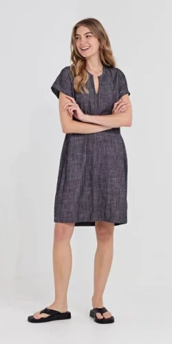 Verge Eden Dress in ink