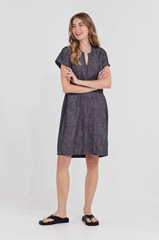 Verge Eden Dress in ink