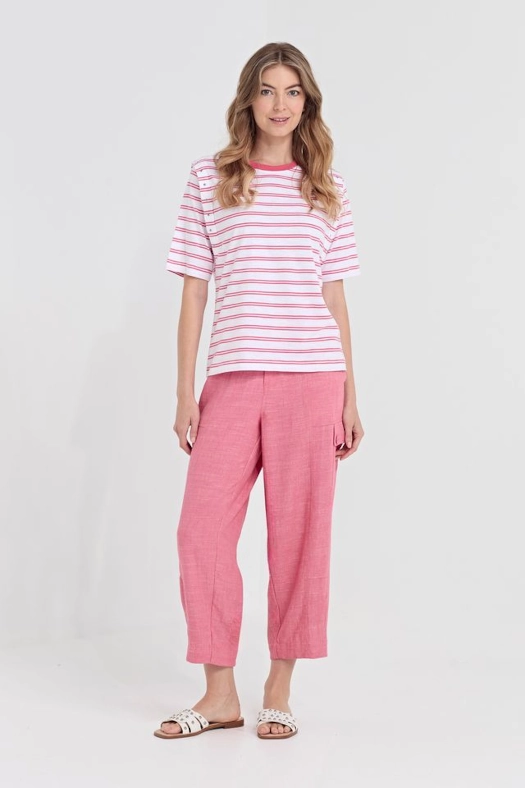 Verge Goodluck Top in sorbet stripe